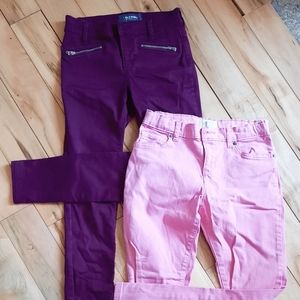 2 pairs of girls size 10 pants.